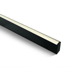 ONE Light LED Linear Profiles Medium - 7 x 3,5 cm - 150 cm lengte - 50W LED incl. - zwart - warm witte lichtkleur