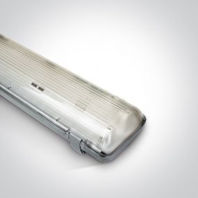ONE Light Range For T8 LED Tubes - 126,5 x 8 x 11cm - IP65 - grijs