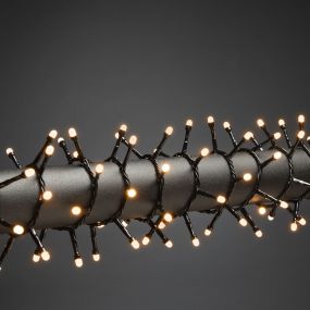 Konstsmide kerstverlichting - LED-lichtslinger - 8,78 m - 400 x 0,015W incl. - IP44 - 2100K - zwart