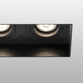 Faro Hyde Trimless - inbouwspot - 164 x 82 mm, 182 x 93 mm inbouwmaat - mat zwart