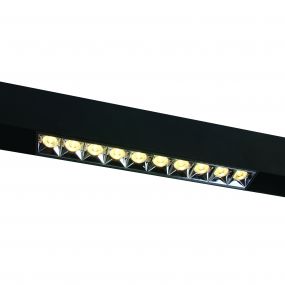 ONE Light magnetisch railsysteem - Linear Spots - rail spot - 27 x 3,7 x 4,7 cm - 22W LED incl. - zwart