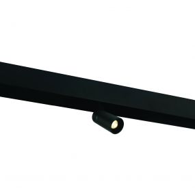 ONE Light magnetisch railsysteem - Track Lights - rail spot - Ø 3,5 x 7,2 cm - 6W LED incl. - zwart