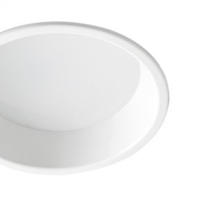 Faro Son - inbouwspot - Ø 220 mm, Ø 205 mm inbouwmaat - 24W LED incl. - mat wit – witte lichtkleur