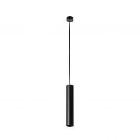 Faro Stan - hanglamp - Ø 6 x 33 cm - mat zwart