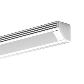 Klus 45-ALU - profiel - 1,9 x 1,9 cm - 200cm lengte - wit