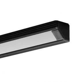 Klus 45-ALU - profiel - 1,9 x 1,9 cm - 200cm lengte - zwart