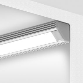 Klus 45-ALU - profiel - 1,9 x 1,9 cm - 200cm lengte - aluminium