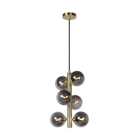 Lucide Tycho - hanglamp - Ø 25 x 150 cm - mat goud