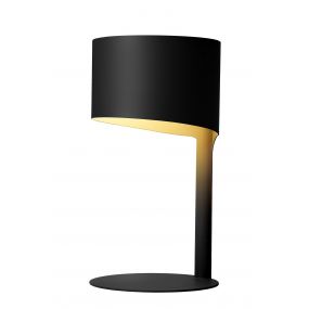 Lucide Knulle - tafellamp - 28cm - zwart