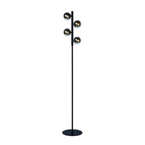Lucide Tycho - staanlamp - 154 cm - zwart