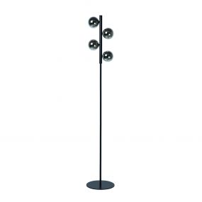 Lucide Tycho - staanlamp - 154 cm - zwart