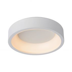 Lucide Talowe - plafondverlichting - Ø 30 x 8 cm - 20W dimbare LED incl. - wit