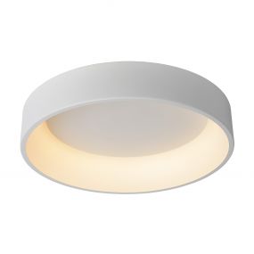 Lucide Talowe - plafondverlichting - Ø 60 x 13 cm - 42W dimbare LED incl. - wit