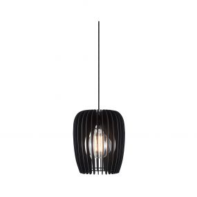 Nordlux Tribeca 24 - hanglamp - Ø 24 x 330 cm - zwart