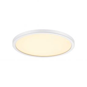 Nordlux Oja - plafondverlichting - Ø 24,4 x 2,3 cm - 15W LED incl. - wit