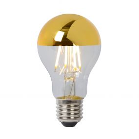 Lucide LED bulb - filament lamp dimbaar - Ø 6 x 10 cm - E27 - 5W - 2700K - goud