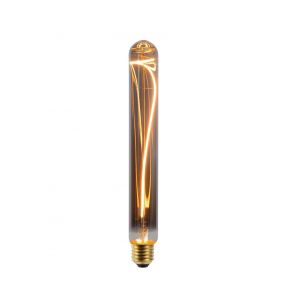 Lucide LED filament lamp -Ø 3,2 x 25 cm - E27 - 5W dimbaar - 2200K -gerookt