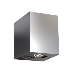 Nordlux Canto Kubi 2 - buiten wandverlichting - 8,7 x 10,4 x 10 cm - 2 x 6W LED incl. - IP44 - roestvrij staal