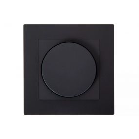 Lucide Inbouw dimmer - Fase aan en afsnijding - 7,6 x 7,6 x 5,1 cm - zwart 