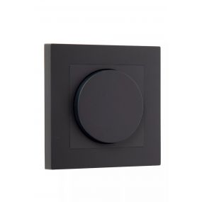 Lucide Inbouw dimmer - Fase aan en afsnijding - 7,6 x 7,6 x 5,1 cm - zwart 