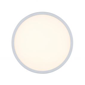 Nordlux Oja - badkamer plafondverlichting - Ø 29,4 x 2,3 cm - 18W LED incl. - IP54 - wit