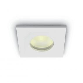 ONE Light Bathroom Range - inbouwspot - 85 x 85 mm, Ø 70 mm inbouwmaat - IP44 - wit