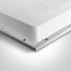 ONE Light Square UGR17 & UGR19 Office Panels - inbouw plafond/hanglamp - 59,5 x 59,5 x 2,9 cm - 40W LED incl. - wit - warm witte lichtkleur