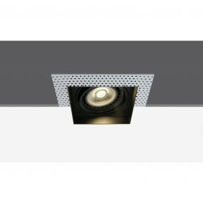 ONE Light R111 Trimless Shop - inbouwspot - 210 x 210 mm, 170 x 170 mm inbouwmaat - zwart