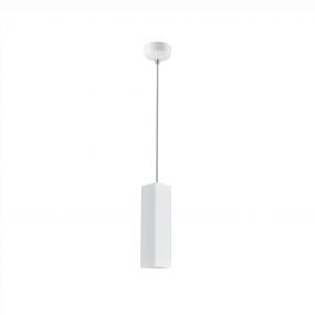 Nova Luce Plaster - hanglamp - 7 x 7 x 120 cm - wit
