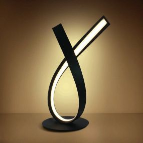 ONE Light Ribbon - tafellamp - Ø 16 x 36 cm - 10W LED incl. - zwart