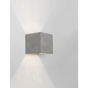 Nova Luce Cadmo - wandverlichting - 11 x 11 x 11 cm - grijs