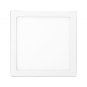 Nova Luce Panel - inbouwspot - 23 x 23 x 3 cm - 18W LED incl. - wit - koel wit lichtkleur