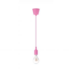Nova Luce Swing - hanglamp - Ø 4,5 x 100 cm - roze