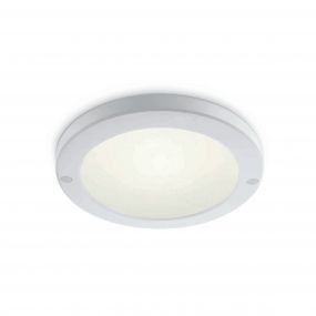 ONE Light Ultra Slim LED Panel Plafo - plafondverlichting - Ø 22 x 1,8 cm - 18W LED incl. - IP40 - wit - warm witte lichtkleur