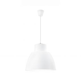 Nova Luce Vince - hanglamp - Ø 40 x 130 cm - wit