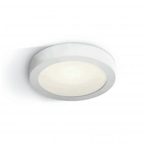 ONE Light LED Plafo Round - plafondverlichting - Ø 24 x 3,9 cm - 16W LED incl. - wit - warm witte lichtkleur
