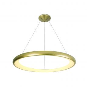 ONE Light LED Pendant Rings - hanglamp - Ø 61 x 120 cm - 50W LED incl. - geborsteld goud