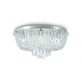 ONE Light Classic Luxury - plafondverlichting - Ø 45 x 20 cm - chroom