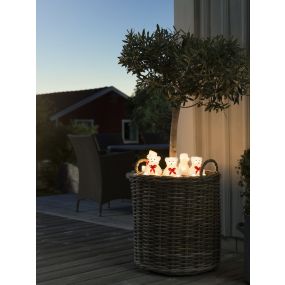 Konstsmide kerstverlichting - beren - 10 x 8 x 12 cm - IP44 - transparant (stockopruiming!)