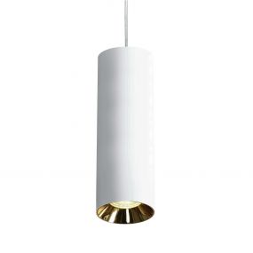 ONE Light Cylinder - hanglamp - Ø 7,5 x 224 cm - wit