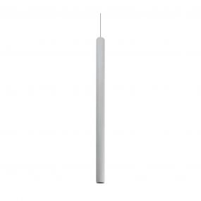 ONE Light LED Pendant Tubes - hanglamp - Ø 2,6 x 180 cm - 6W LED incl. - wit