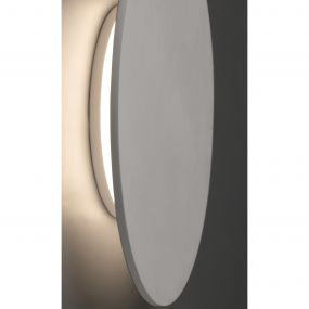 Faro Luna - wandverlichting - Ø 20 x 3,3 cm - 5W LED incl. - mat wit