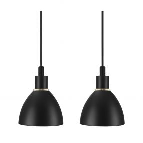 Nordlux Ray 2-Kit - hanglamp - 12 x 196,5 cm - zwart