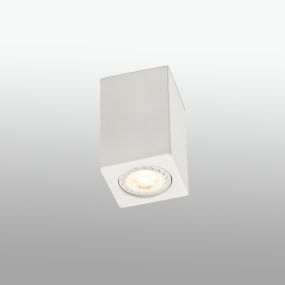 Faro Sven - plafondverlichting - 7 x 7 x 11 - mat wit
