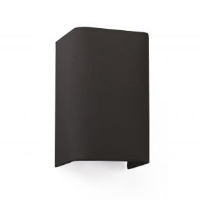 Faro Cotton - wandverlichting - 12 x 10 x 20 cm - mat zwart