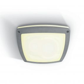 ONE Light Outdoor Plafo - buiten plafondverlichting - 30 x 30 x 9,5 cm - IP54 - grijs