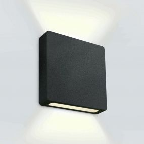 ONE Light Dark Light Step Series - inbouw wandverlichting - 5 x 4 x 5 cm - 2W dimbare LED incl. - IP65 - zwart