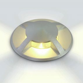 ONE Light Inground Medium Series - grondspot voor buiten - Ø 88 mm, Ø 77 mm inbouwmaat - 3W LED incl. - IP67 - aluminium