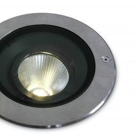 ONE Light COB Inground Adjustable Range - grondspot voor buiten - Ø 185 mm, Ø 230 mm inbouwmaat - 15W dimbare LED incl. - IP67 - roestvrij staal