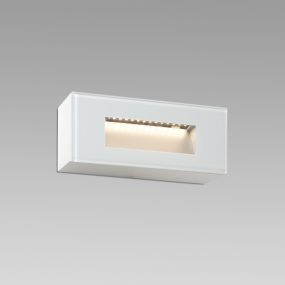 Faro Dart - inbouw wandverlichting - 19 x x 3,6 x 8 cm - 5W LED incl. - IP65 - mat wit